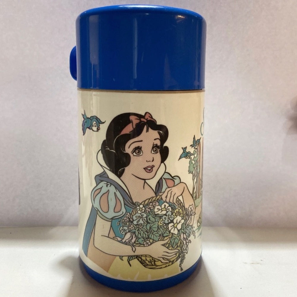 Vintage Disney Snow White & The Seven Dwarfs Thermos Aladdin Cup 1992 8oz Kids